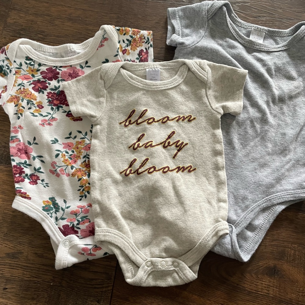 Baby Girl Onesies Set of three!